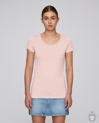 Camisetas Stanley/Stella Loves Heather color Cream Heather Pink :: Ref: C682 Camisetas Stanley/Stella Loves Heather color Cream Heather Pink :: Ref: C682