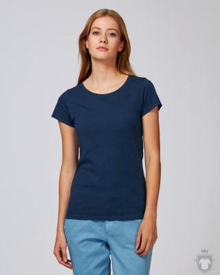 Camisetas Stanley/Stella Wants SH W color Black Heather Blue :: Ref: C588 Camisetas Stanley/Stella Wants SH W color Black Heather Blue :: Ref: C588