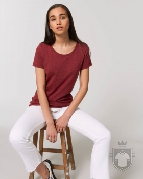 Camisetas Stanley/Stella Expresser Special Heather color Heather Neppy Burgundy :: Ref: C687 Camisetas Stanley/Stella Expresser Special Heather color Heather Neppy Burgundy :: Ref: C687