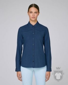 Camisas Stanley/Stella Inspires Denim W color Dark Indigo Denim :: Ref: C572 Camisas Stanley/Stella Inspires Denim W color Dark Indigo Denim :: Ref: C572