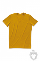 Camisetas Stedman James Organic V color Indian Yellow :: Ref: INY Camisetas Stedman James Organic V color Indian Yellow :: Ref: INY