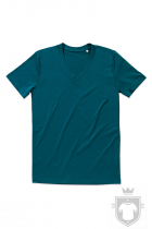 Camisetas Stedman James Organic V color Pacific Blue :: Ref: PAB Camisetas Stedman James Organic V color Pacific Blue :: Ref: PAB
