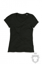 Camisetas Stedman Janet Organic V W color Black Opal :: Ref: BLO Camisetas Stedman Janet Organic V W color Black Opal :: Ref: BLO