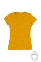 Camisetas Stedman Janet Organic V W color Indian Yellow :: Ref: INY Camisetas Stedman Janet Organic V W color Indian Yellow :: Ref: INY