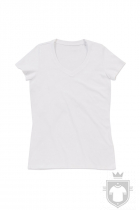 Camisetas Stedman Janet Organic V W color White :: Ref: WHI Camisetas Stedman Janet Organic V W color White :: Ref: WHI