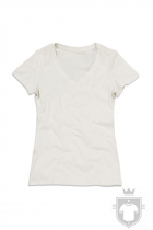 Camisetas Stedman Janet Organic V W color Winter White :: Ref: WWI Camisetas Stedman Janet Organic V W color Winter White :: Ref: WWI