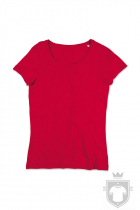 Camisetas Stedman Sharon Slub W color Crimson Red :: Ref: CSR Camisetas Stedman Sharon Slub W color Crimson Red :: Ref: CSR