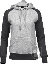 Sudaderas Tee Jays Two tone hooded W color Heather Dark Grey :: Ref: 155 Sudaderas Tee Jays Two tone hooded W color Heather Dark Grey :: Ref: 155