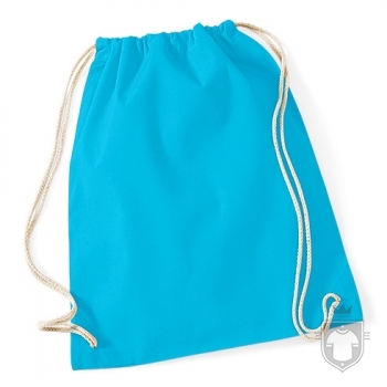 Bolsas WM Gymsac algodon color Surf Blue :: Ref: 213 Bolsas WM Gymsac algodon color Surf Blue :: Ref: 213