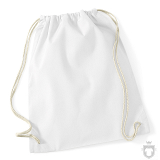 Bolsas WM Gymsac algodon color White :: Ref: WHI Bolsas WM Gymsac algodon color White :: Ref: WHI