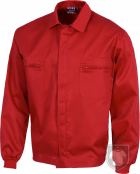 Chaquetas Work Team Industrial color Red :: Ref: RJ Chaquetas Work Team Industrial color Red :: Ref: RJ