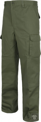 Pantalones Work Team Industrial B1416 color Verde Kaki :: Ref: VDKK Pantalones Work Team Industrial B1416 color Verde Kaki :: Ref: VDKK