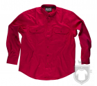 Camisas Work Team industrial B8300 color Red :: Ref: RJ Camisas Work Team industrial B8300 color Red :: Ref: RJ