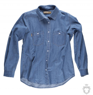 Camisas Work Team Camisa industrial tejana W color Vaquero Claro :: Ref: VQC Camisas Work Team Camisa industrial tejana W color Vaquero Claro :: Ref: VQC