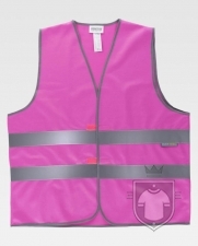 Chalecos Work Team HVTT03 Colores color Pink :: Ref: RS Chalecos Work Team HVTT03 Colores color Pink :: Ref: RS