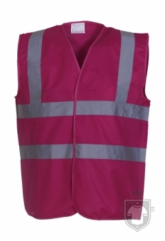 Chalecos Yoko 2 franjas Hi Vis colores color Raspberry :: Ref: raspberry Chalecos Yoko 2 franjas Hi Vis colores color Raspberry :: Ref: raspberry
