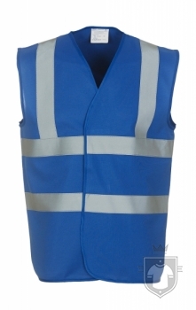 Chalecos Yoko 2 franjas Hi Vis colores color Royal Blue :: Ref: royal-blue Chalecos Yoko 2 franjas Hi Vis colores color Royal Blue :: Ref: royal-blue