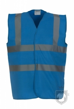 Chalecos Yoko 2 franjas Hi Vis colores color Sapphire :: Ref: sapphire Chalecos Yoko 2 franjas Hi Vis colores color Sapphire :: Ref: sapphire