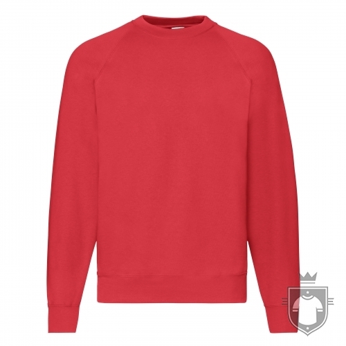 Fruit Of The Loom Felpa Uomo Con Maniche Raglan, Morbida In Cotone E Poliestere, Colore Viola, Taglia XL
