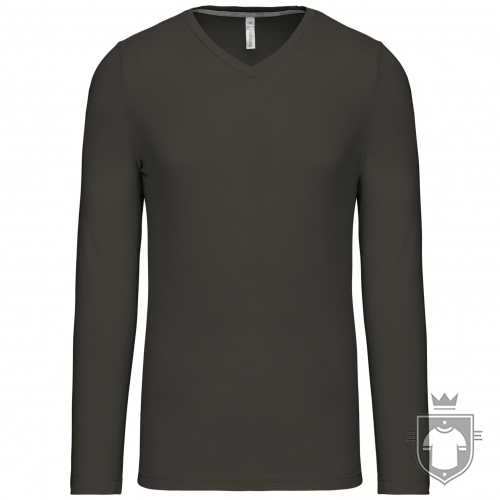 Maglietta Manica Lunga Collo V <br/> Kariban
