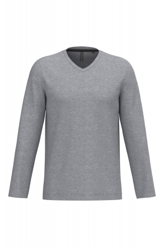 Maglietta Manica Lunga Collo V <br/> Kariban