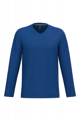 Maglietta Manica Lunga Collo V <br/> Kariban