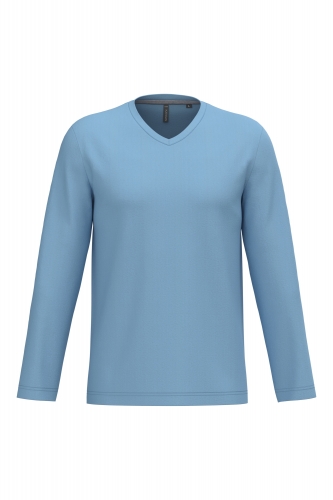 Maglietta Manica Lunga Collo V <br/> Kariban