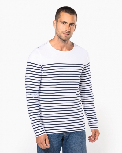 T-shirt K366 Marinière ML <br/> Kariban