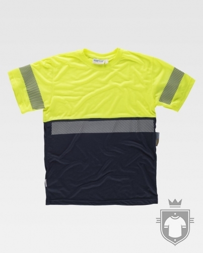 Camiseta Work-Team alta visibilidad tacto algodón