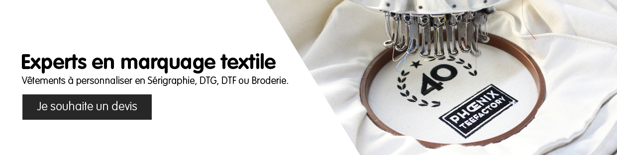 Experts en marquage textile