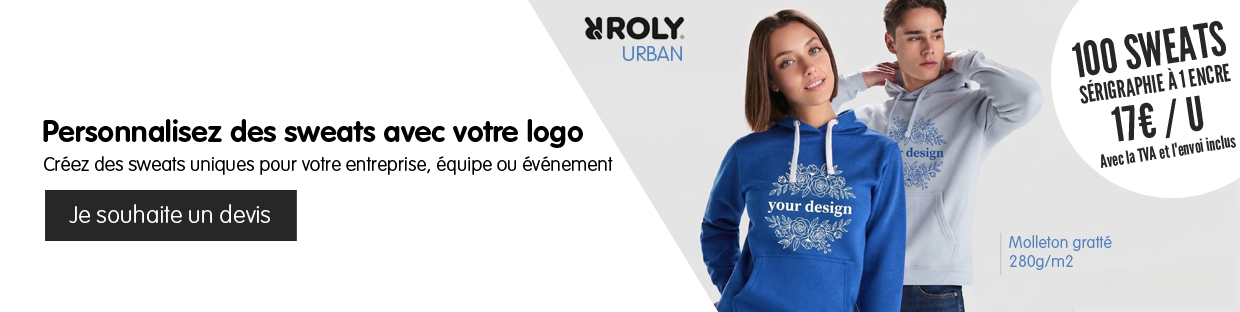 Créez vos sweats personnalisés