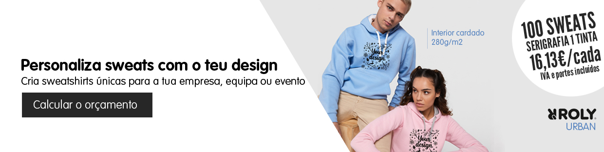 Personaliza sweatshirts com o teu logo Personaliza sweatshirts com o teu logo