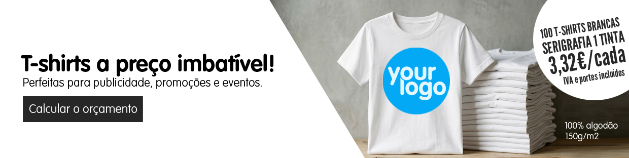 T-shirts personalizadas ao melhor preço